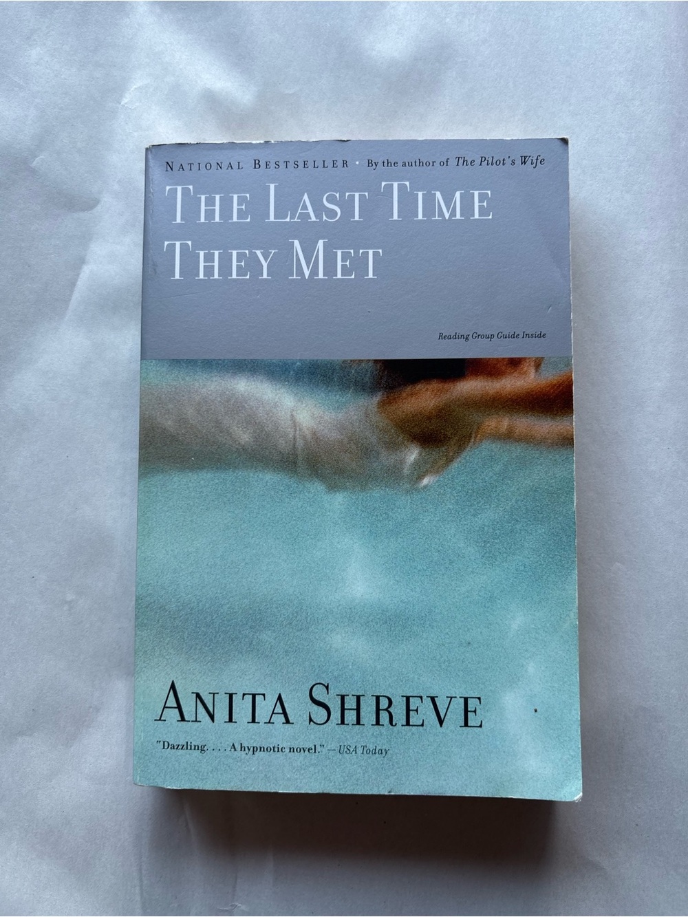 The Last Time They Met by Anita Shreve Paperback Romance Fiction Reading Guide